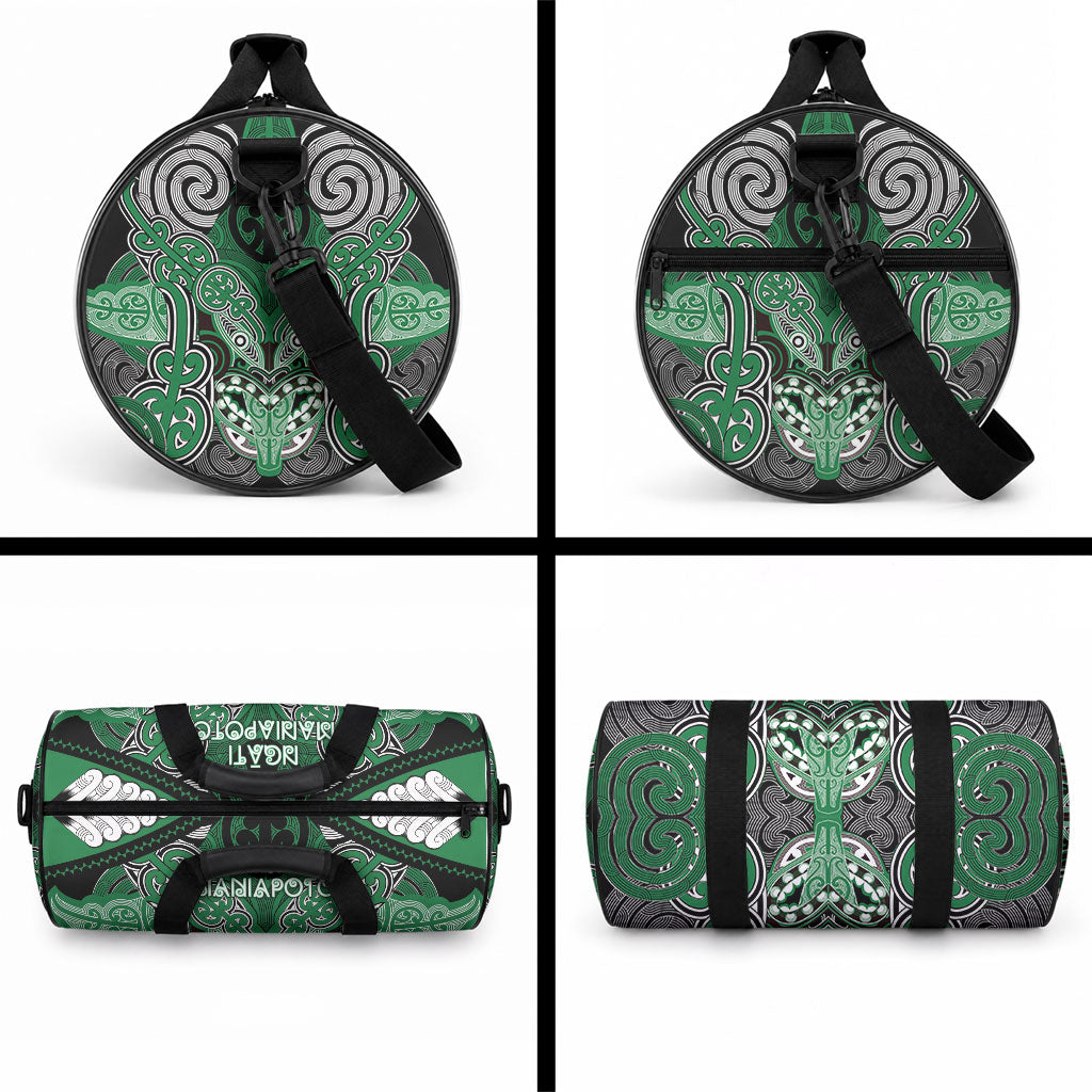 Aotearoa Iwi Ngati Maniapoto Duffle Bag Maori Kowhaiwhai Pattern