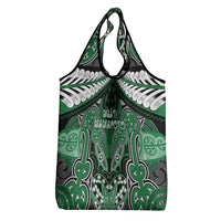 Aotearoa Iwi Ngati Maniapoto Grocery Bag Maori Kowhaiwhai Pattern