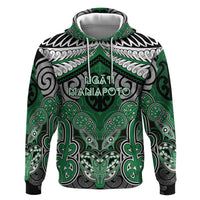 Aotearoa Iwi Ngati Maniapoto Personalised Hoodie Maori Kowhaiwhai Pattern