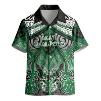 Aotearoa Iwi Ngati Maniapoto Personalised Kid Hawaiian Shirt Maori Kowhaiwhai Pattern