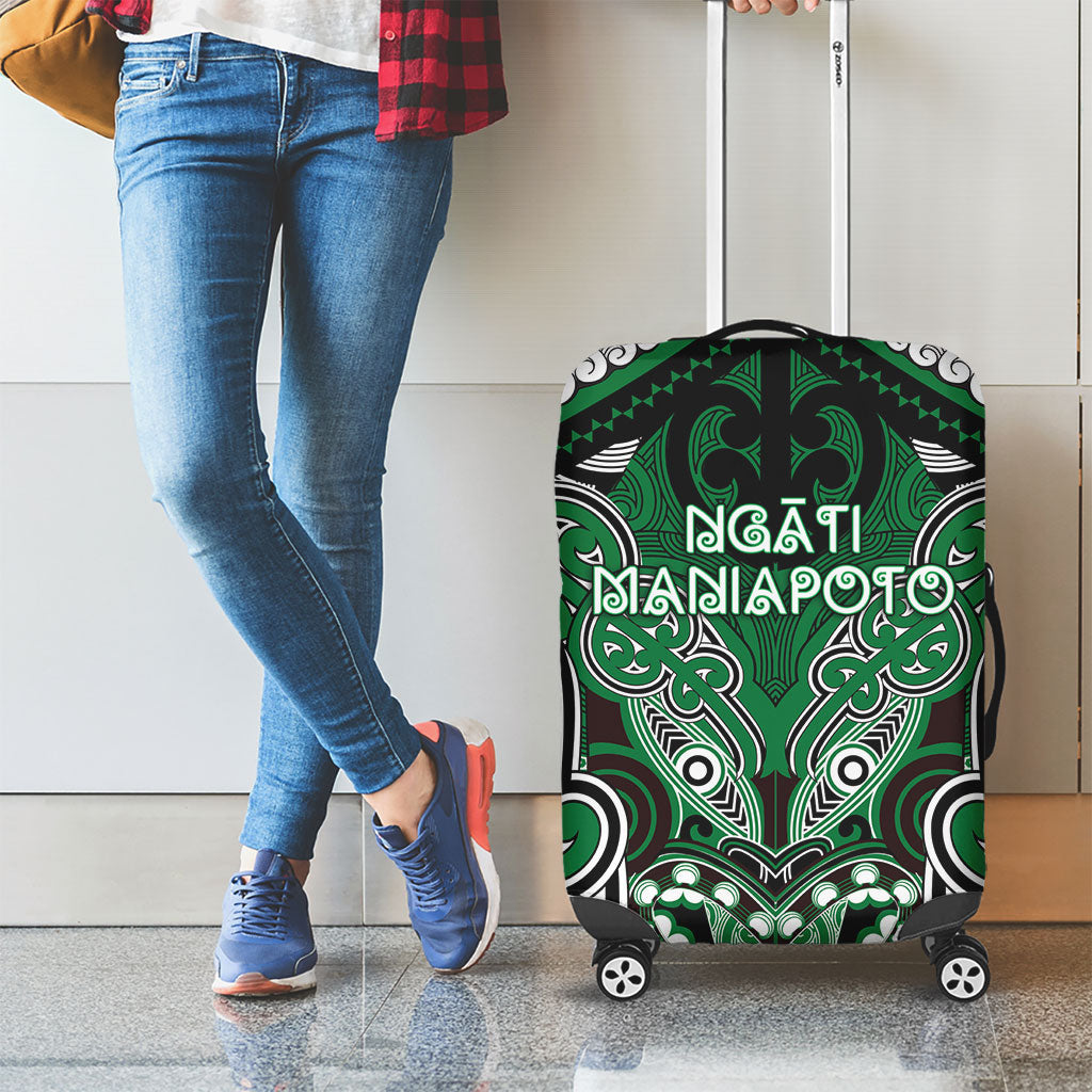 Aotearoa Iwi Ngati Maniapoto Luggage Cover Maori Kowhaiwhai Pattern