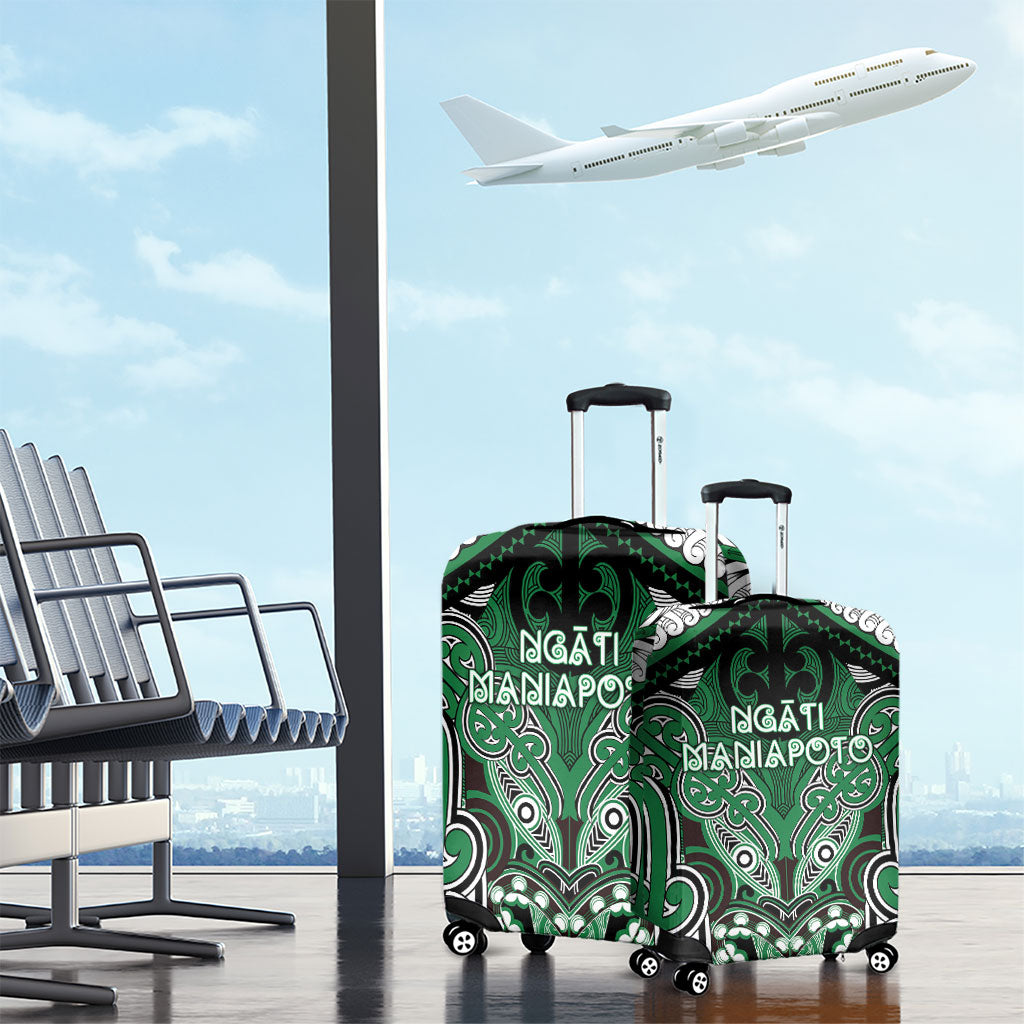 Aotearoa Iwi Ngati Maniapoto Luggage Cover Maori Kowhaiwhai Pattern