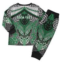 Aotearoa Iwi Ngati Maniapoto Personalised Christmas Pajama Set Maori Kowhaiwhai Pattern