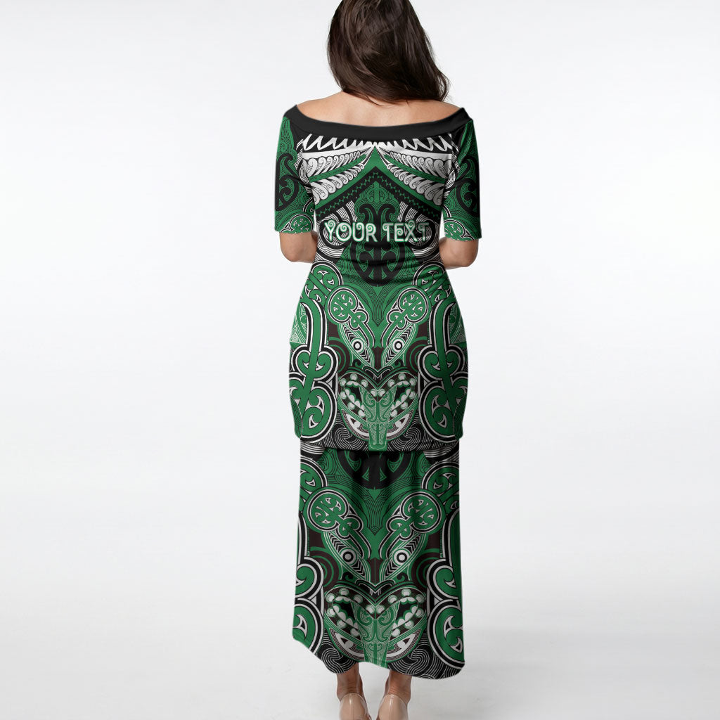 Aotearoa Iwi Ngati Maniapoto Personalised Puletasi Maori Kowhaiwhai Pattern
