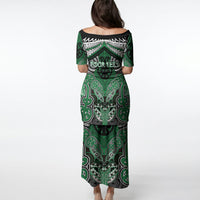 Aotearoa Iwi Ngati Maniapoto Personalised Puletasi Maori Kowhaiwhai Pattern