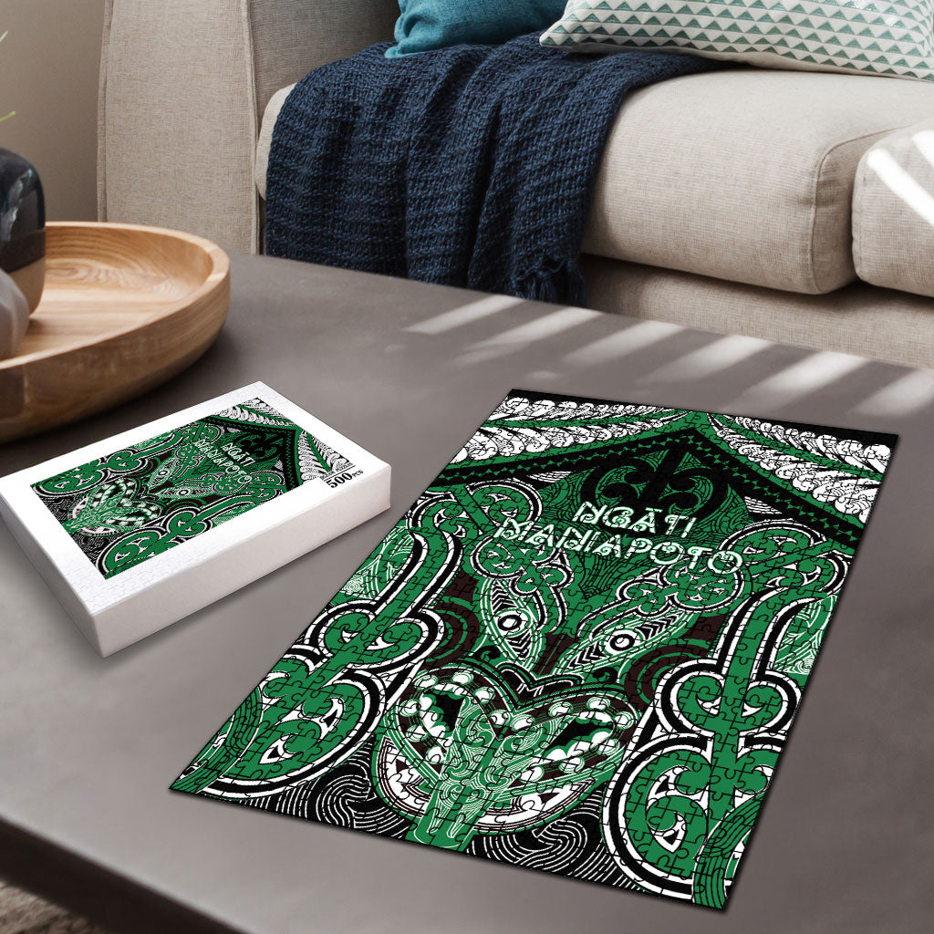 Aotearoa Iwi Ngati Maniapoto Puzzle Maori Kowhaiwhai Pattern