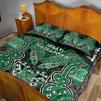 Aotearoa Iwi Ngati Maniapoto Quilt Bed Set Maori Kowhaiwhai Pattern