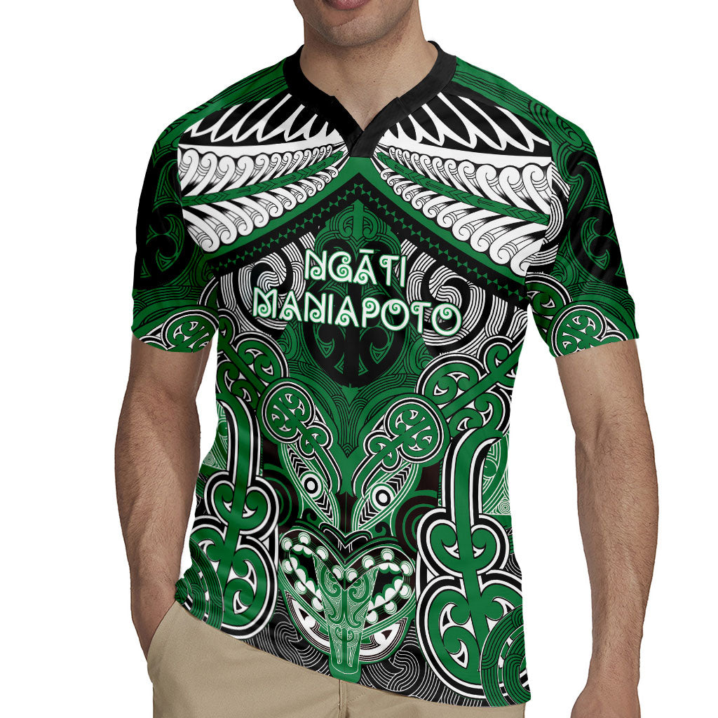 Aotearoa Iwi Ngati Maniapoto Personalised Rugby Jersey Maori Kowhaiwhai Pattern