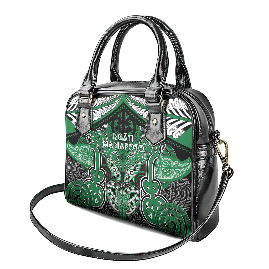 Aotearoa Iwi Ngati Maniapoto Shoulder Handbag Maori Kowhaiwhai Pattern