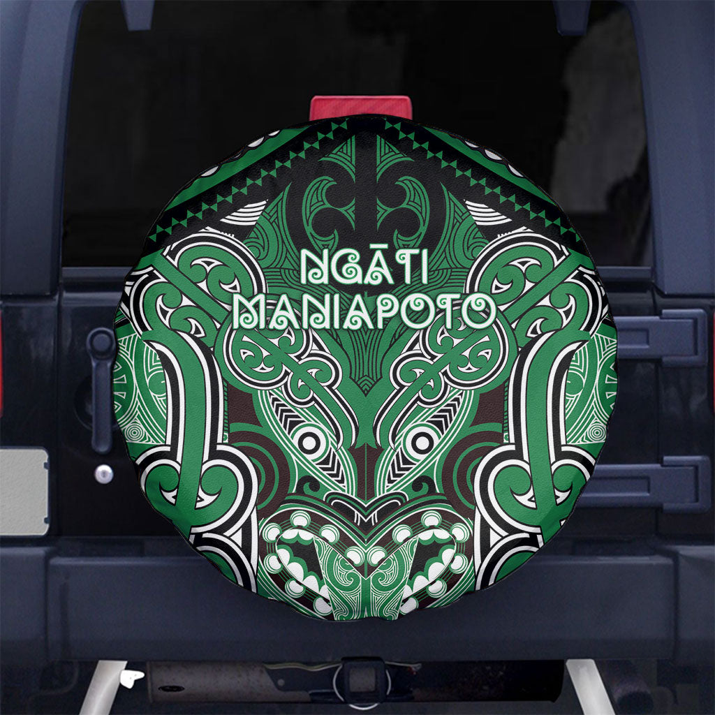 Aotearoa Iwi Ngati Maniapoto Spare Tire Cover Maori Kowhaiwhai Pattern