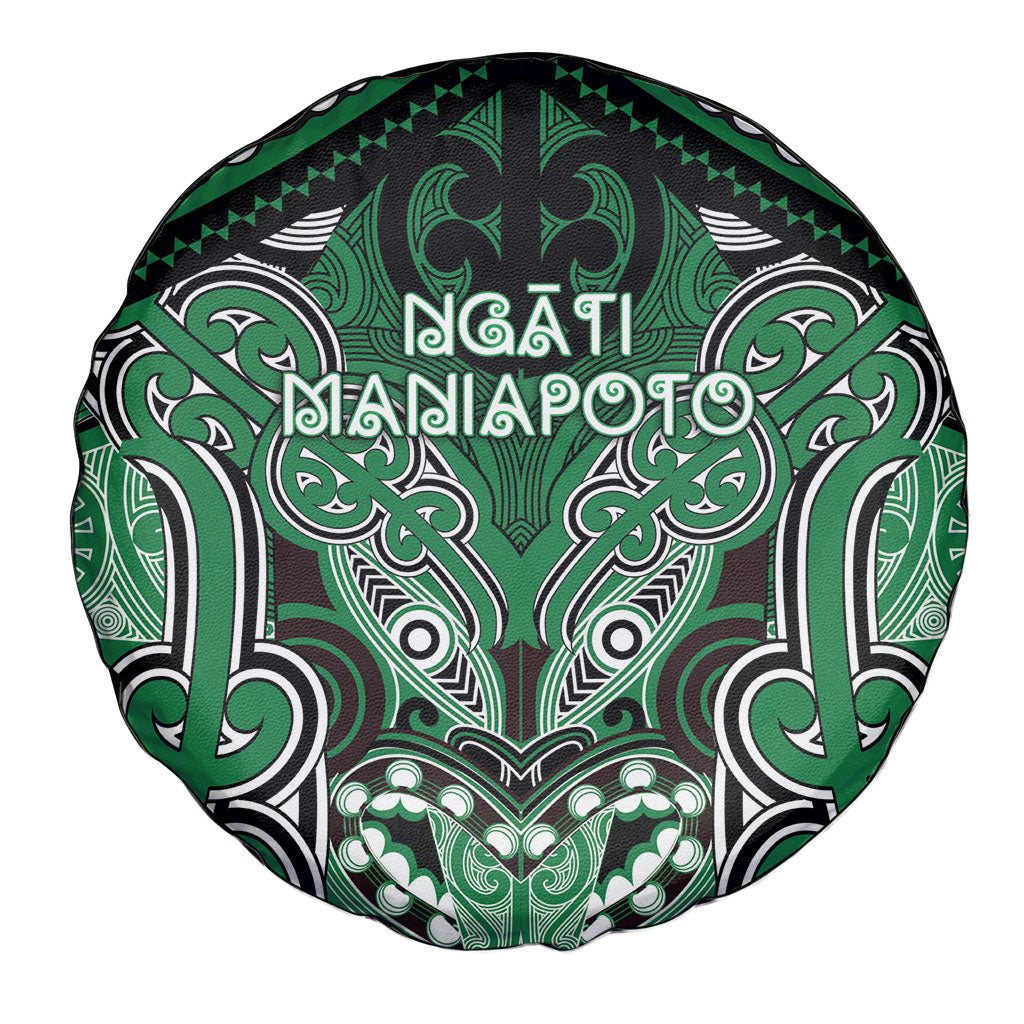 Aotearoa Iwi Ngati Maniapoto Spare Tire Cover Maori Kowhaiwhai Pattern
