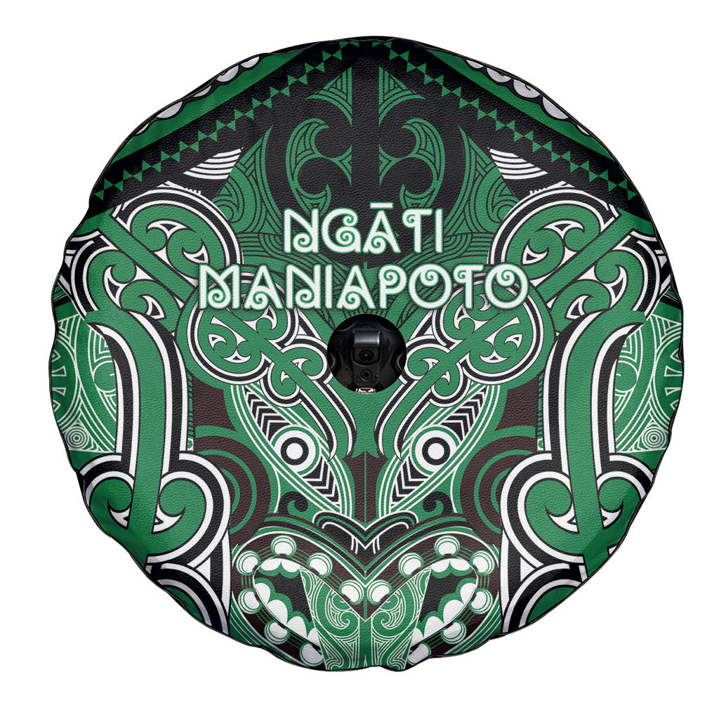 Aotearoa Iwi Ngati Maniapoto Spare Tire Cover Maori Kowhaiwhai Pattern