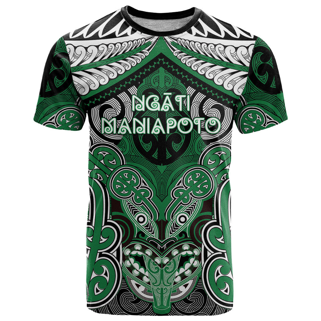 Aotearoa Iwi Ngati Maniapoto Personalised T Shirt Maori Kowhaiwhai Pattern