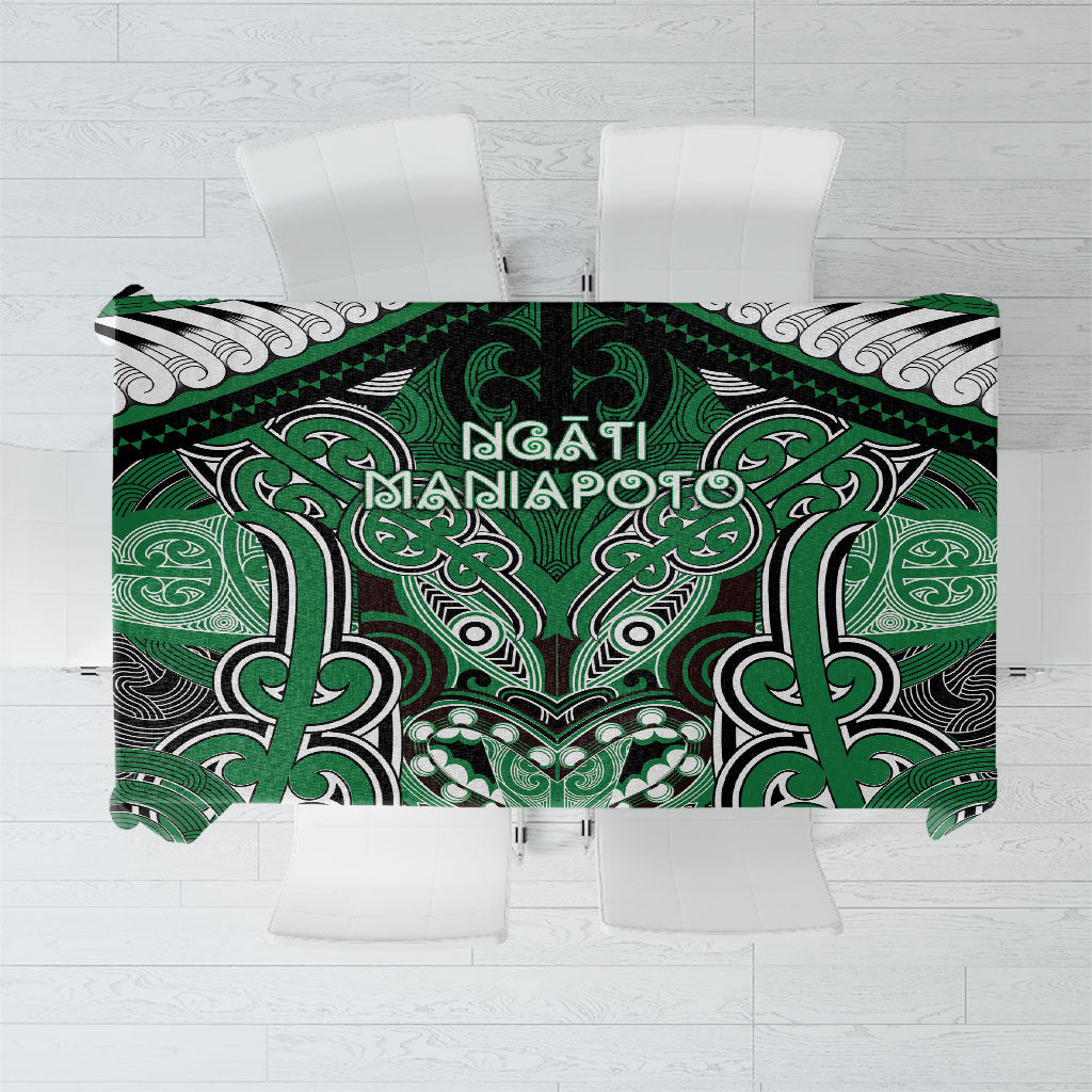 Aotearoa Iwi Ngati Maniapoto Tablecloth Maori Kowhaiwhai Pattern