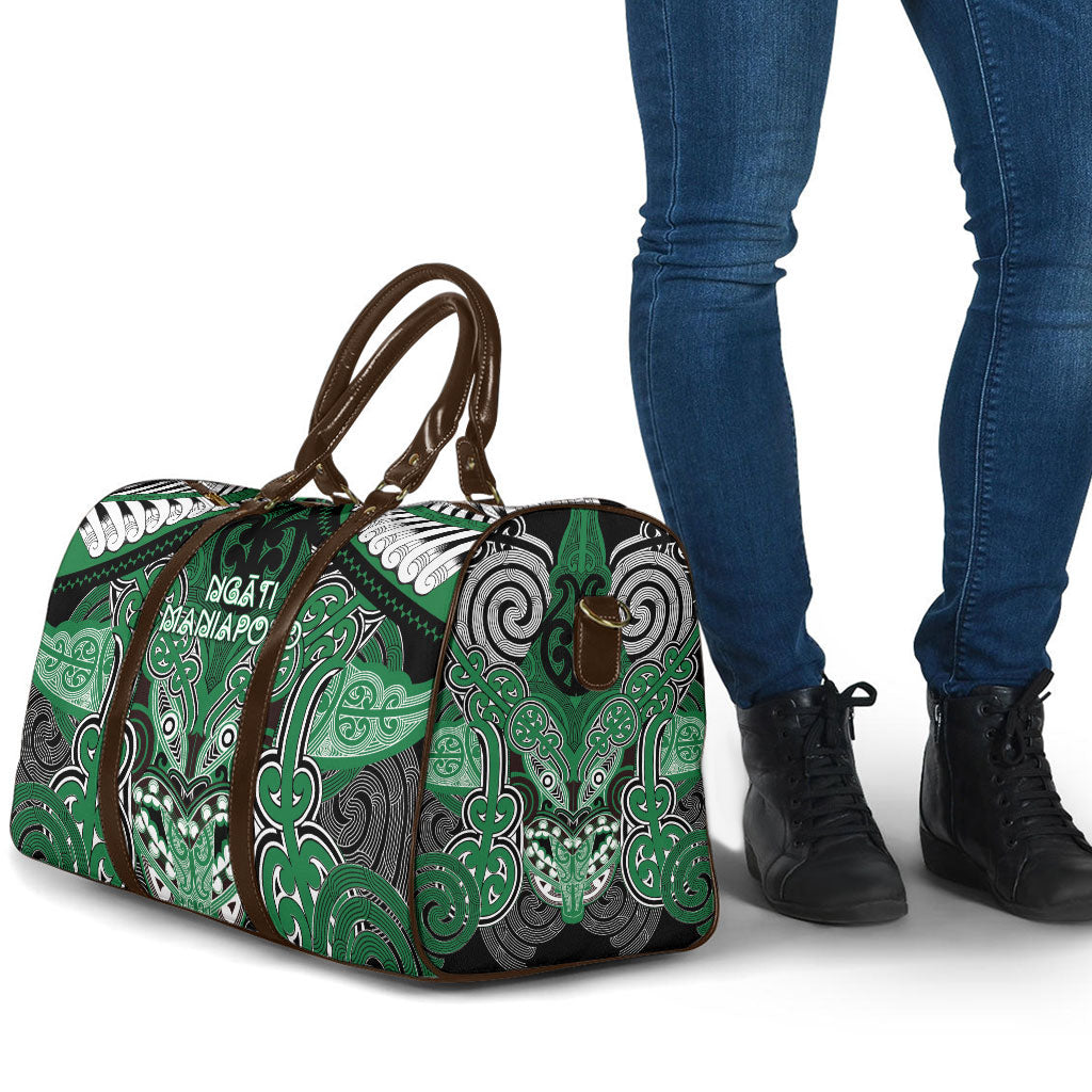 Aotearoa Iwi Ngati Maniapoto Travel Bag Maori Kowhaiwhai Pattern