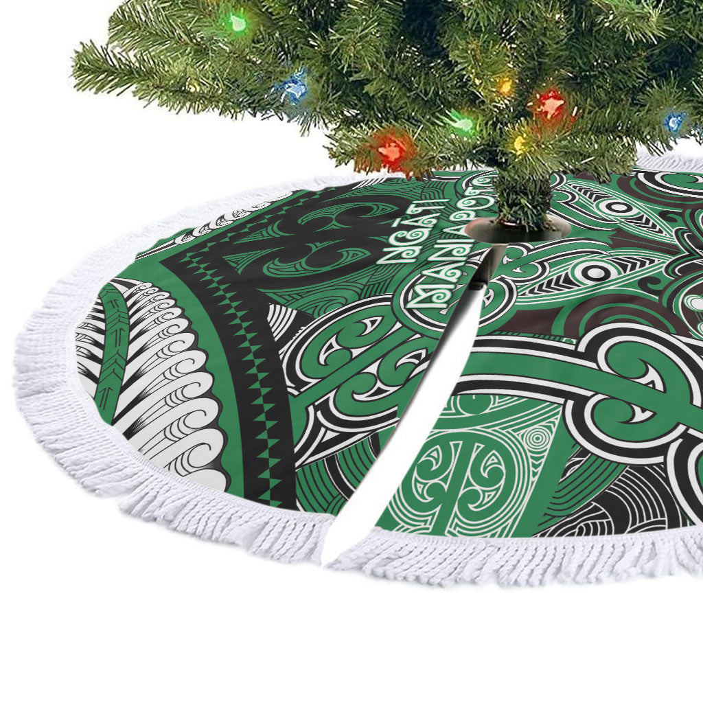 Aotearoa Iwi Ngati Maniapoto Tree Skirt Maori Kowhaiwhai Pattern