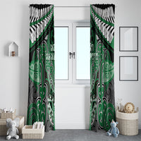 Aotearoa Iwi Ngati Maniapoto Window Curtain Maori Kowhaiwhai Pattern