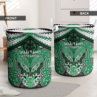 Aotearoa Iwi Ngai Tahu Laundry Basket Maori Kowhaiwhai Pattern