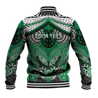 Aotearoa Iwi Ngai Tahu Personalised Baseball Jacket Maori Kowhaiwhai Pattern