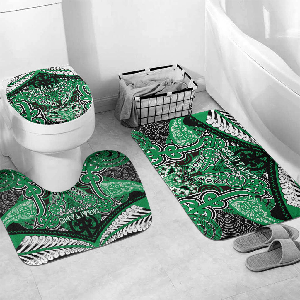 Aotearoa Iwi Ngai Tahu Bathroom Set Maori Kowhaiwhai Pattern