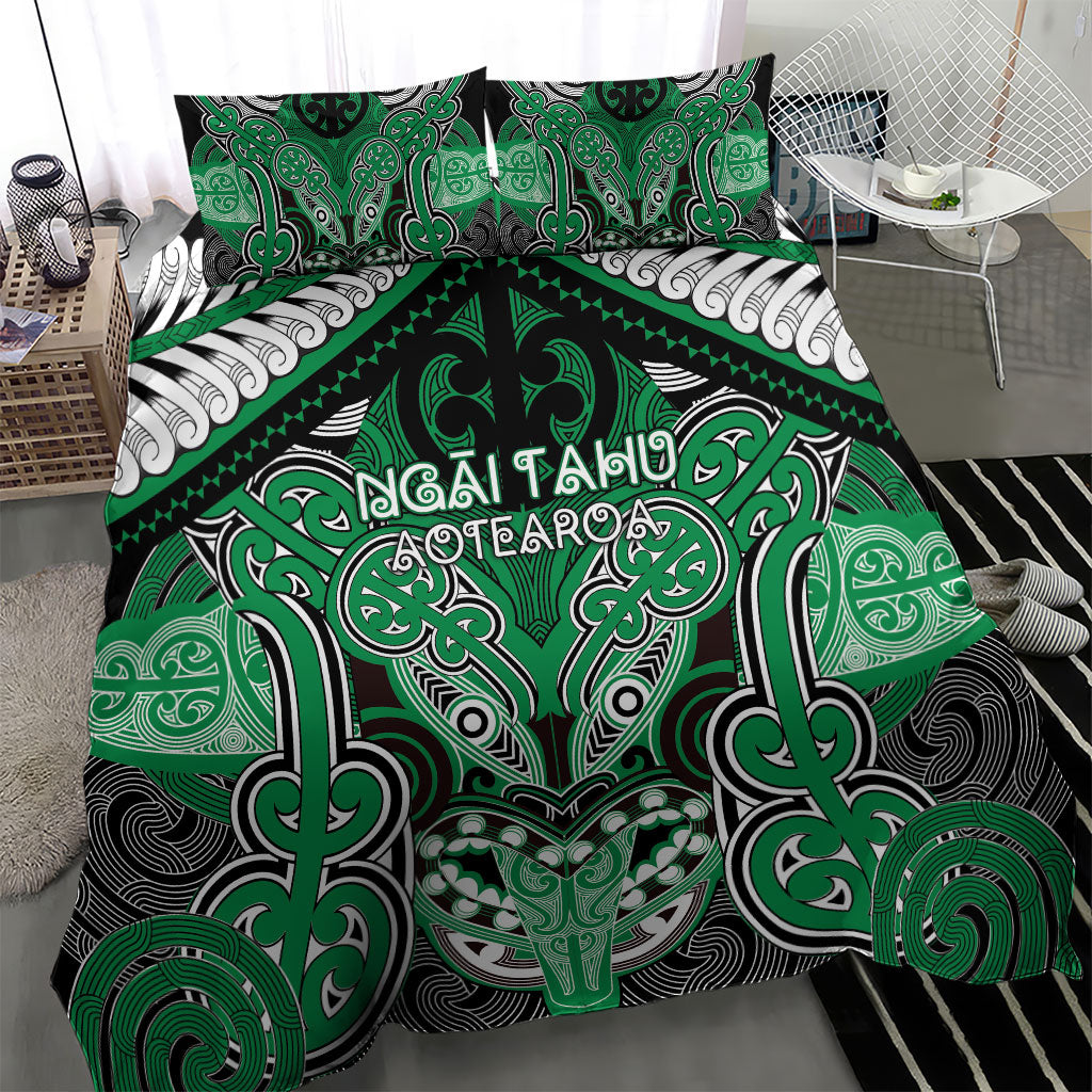 Aotearoa Iwi Ngai Tahu Bedding Set Maori Kowhaiwhai Pattern