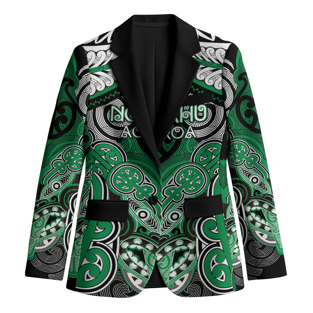 Aotearoa Iwi Ngai Tahu Personalised Blazer Maori Kowhaiwhai Pattern