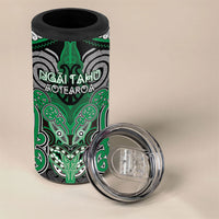 Aotearoa Iwi Ngai Tahu Personalised 4 in 1 Can Cooler Tumbler Maori Kowhaiwhai Pattern