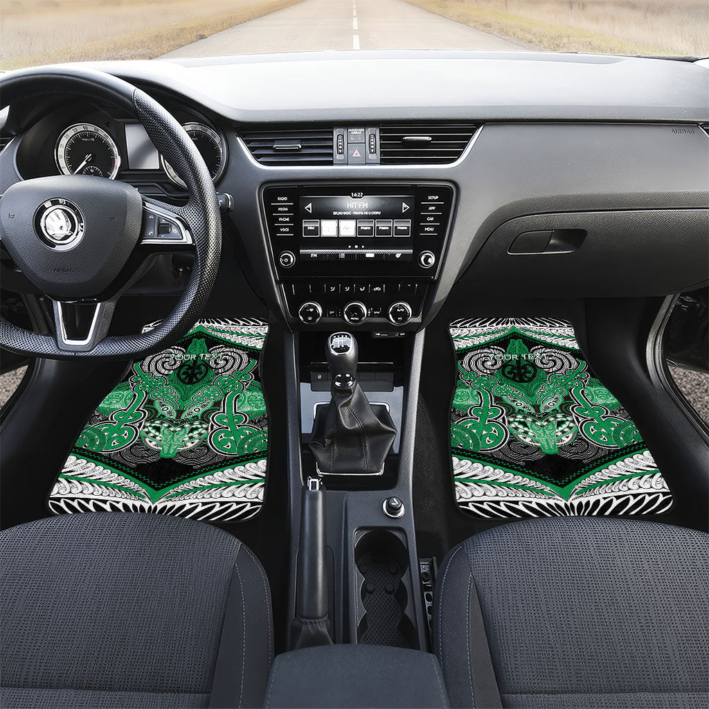 Aotearoa Iwi Ngai Tahu Personalised Car Mats Maori Kowhaiwhai Pattern