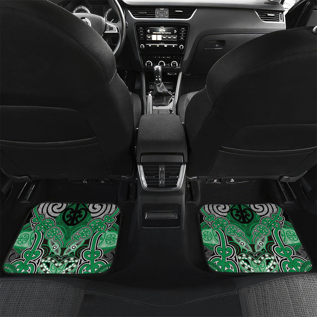 Aotearoa Iwi Ngai Tahu Personalised Car Mats Maori Kowhaiwhai Pattern