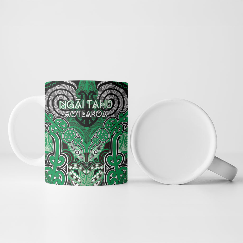 Aotearoa Iwi Ngai Tahu Personalised Ceramic Mug Maori Kowhaiwhai Pattern