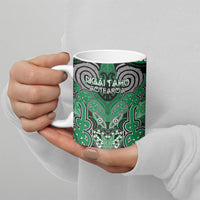 Aotearoa Iwi Ngai Tahu Personalised Ceramic Mug Maori Kowhaiwhai Pattern