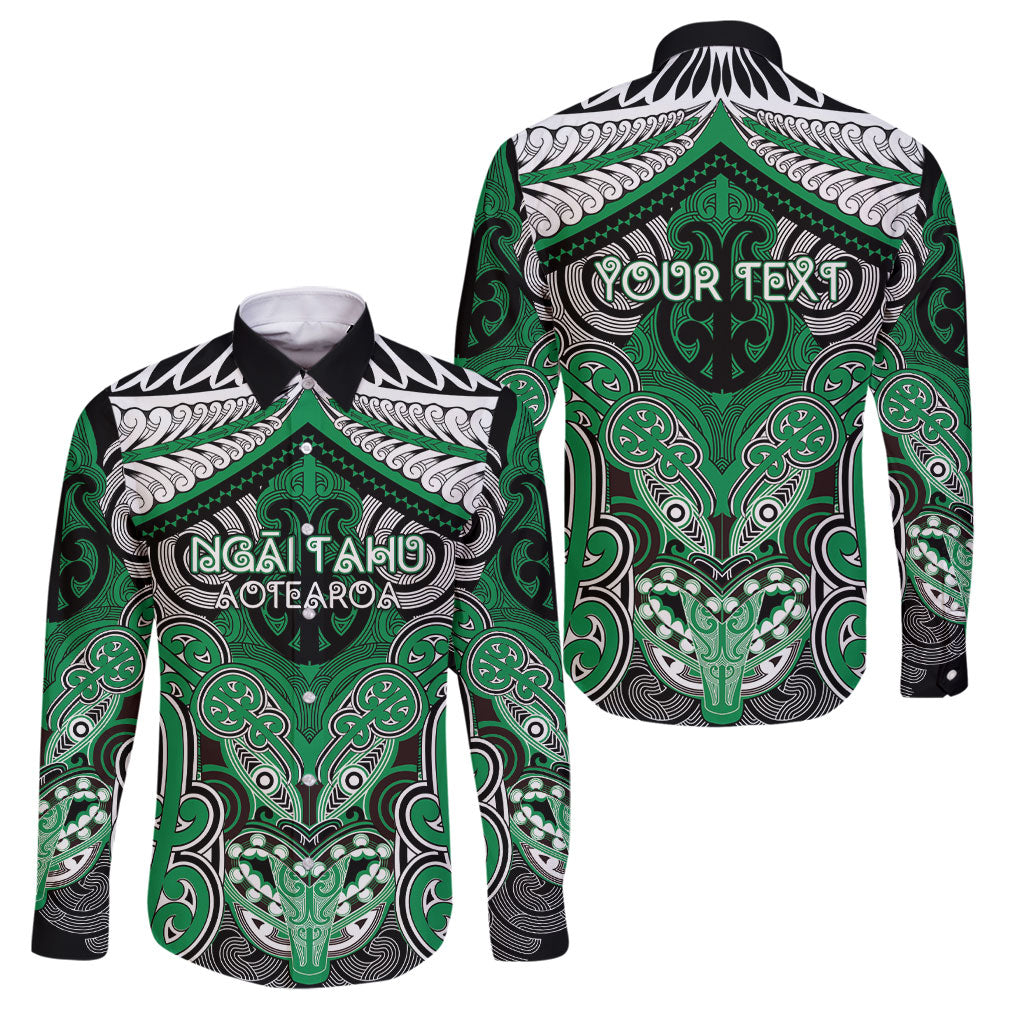 Aotearoa Iwi Ngai Tahu Personalised Family Matching Summer Maxi Dress and Hawaiian Shirt Maori Kowhaiwhai Pattern