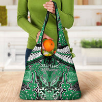 Aotearoa Iwi Ngai Tahu Grocery Bag Maori Kowhaiwhai Pattern