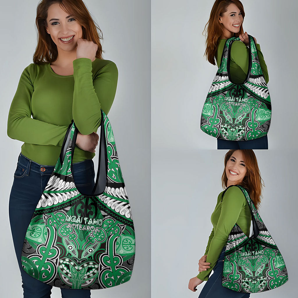 Aotearoa Iwi Ngai Tahu Grocery Bag Maori Kowhaiwhai Pattern