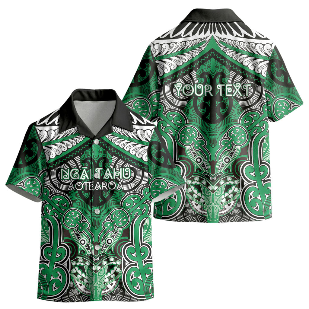 Aotearoa Iwi Ngai Tahu Personalised Kid Hawaiian Shirt Maori Kowhaiwhai Pattern