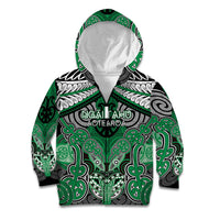 Aotearoa Iwi Ngai Tahu Personalised Kid Hoodie Maori Kowhaiwhai Pattern