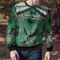 Aotearoa Iwi Ngai Tahu Personalised Ugly Christmas Sweater Maori Kowhaiwhai Pattern