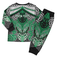 Aotearoa Iwi Ngai Tahu Personalised Christmas Pajama Set Maori Kowhaiwhai Pattern