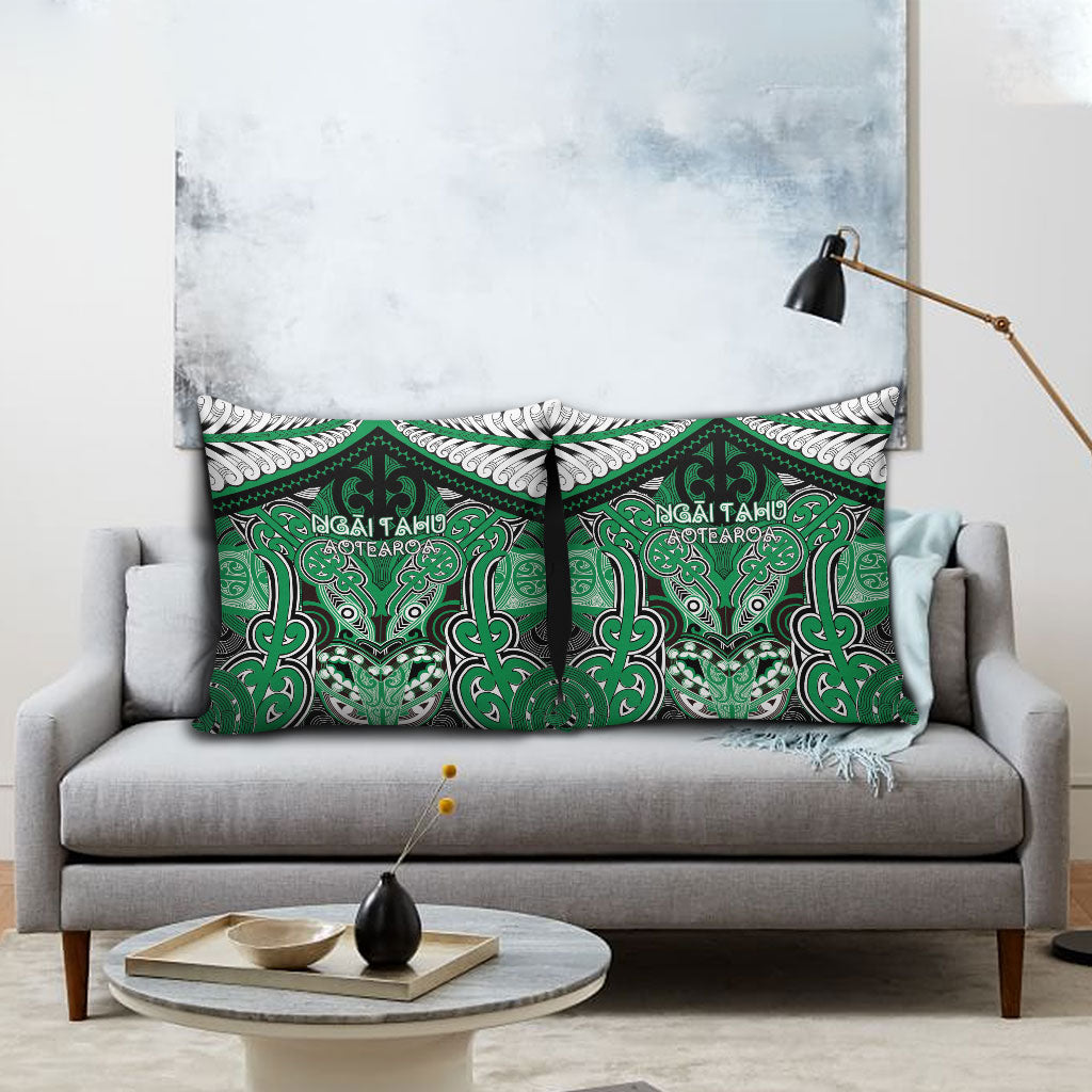 Aotearoa Iwi Ngai Tahu Pillow Cover Maori Kowhaiwhai Pattern