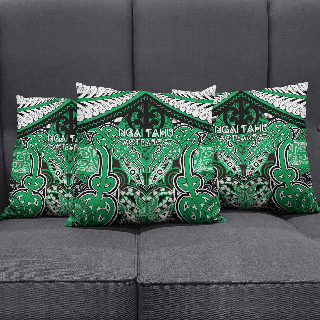 Aotearoa Iwi Ngai Tahu Pillow Cover Maori Kowhaiwhai Pattern