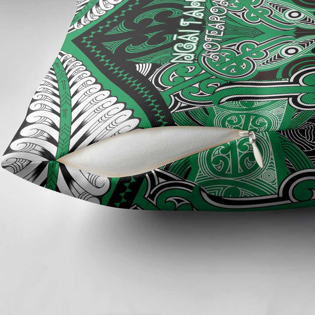 Aotearoa Iwi Ngai Tahu Pillow Cover Maori Kowhaiwhai Pattern