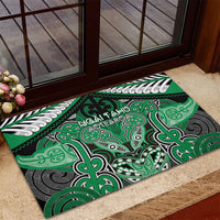 Aotearoa Iwi Ngai Tahu Rubber Doormat Maori Kowhaiwhai Pattern