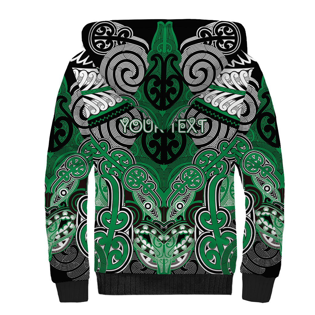 Aotearoa Iwi Ngai Tahu Personalised Sherpa Hoodie Maori Kowhaiwhai Pattern