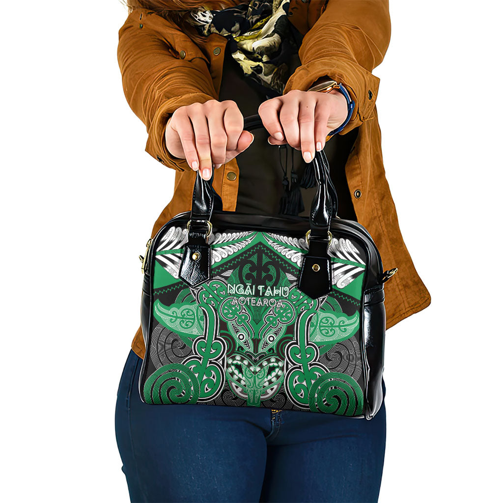 Aotearoa Iwi Ngai Tahu Shoulder Handbag Maori Kowhaiwhai Pattern
