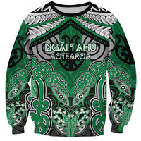 Aotearoa Iwi Ngai Tahu Personalised Sweatshirt Maori Kowhaiwhai Pattern