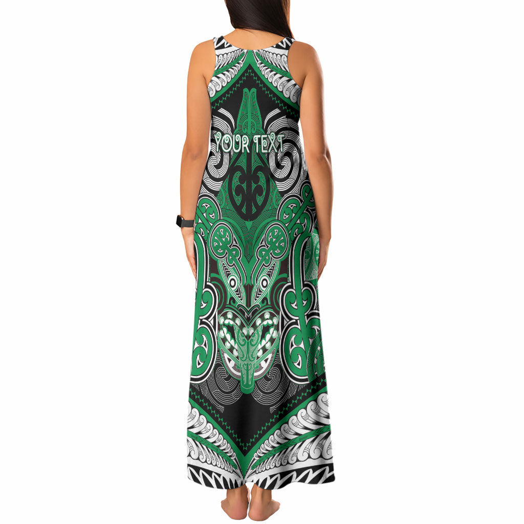 Aotearoa Iwi Ngai Tahu Personalised Tank Maxi Dress Maori Kowhaiwhai Pattern