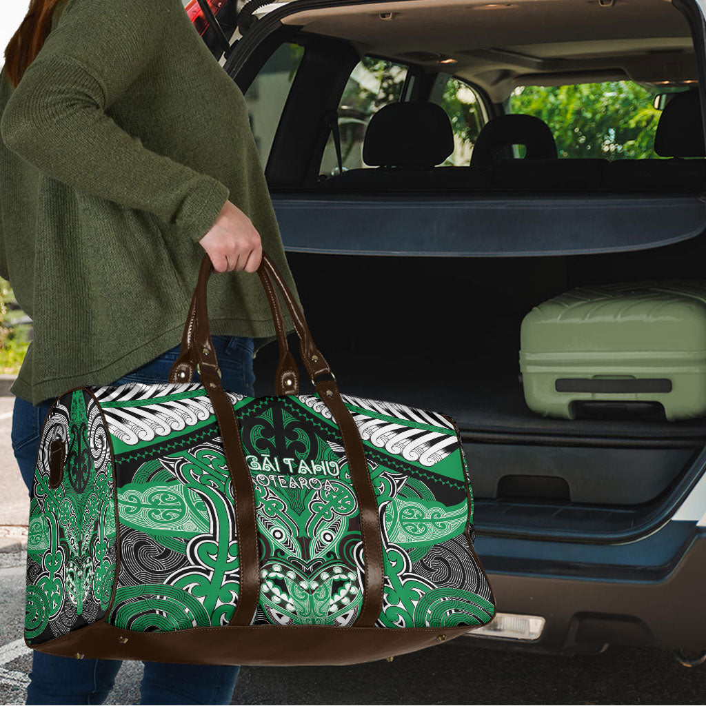 Aotearoa Iwi Ngai Tahu Travel Bag Maori Kowhaiwhai Pattern
