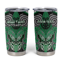 Aotearoa Iwi Ngai Tahu Personalised Tumbler Cup Maori Kowhaiwhai Pattern