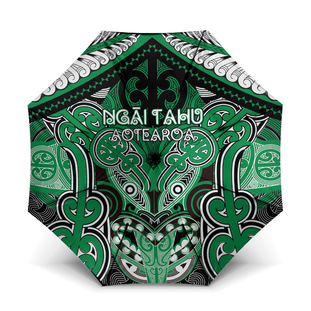 Aotearoa Iwi Ngai Tahu Umbrella Maori Kowhaiwhai Pattern