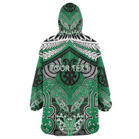 Aotearoa Iwi Ngai Tahu Personalised Wearable Blanket Hoodie Maori Kowhaiwhai Pattern